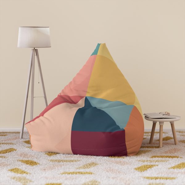 Soft Geometric Pyramid 01 - Bean Bag Chair Cover - Image 6