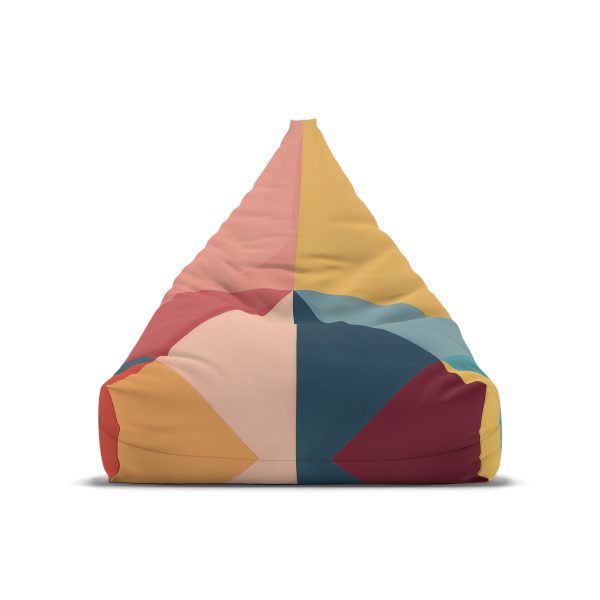 Soft Geometric Pyramid 03 - Bean Bag Chair Cover - Image 2