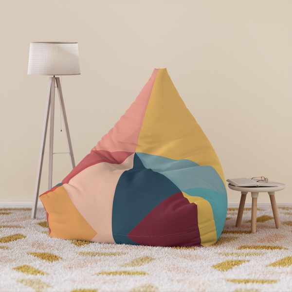 Soft Geometric Pyramid 03 - Bean Bag Chair Cover - Image 6