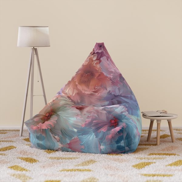 Floral Nebula 02 - Bean Bag Chair Cover - Image 6