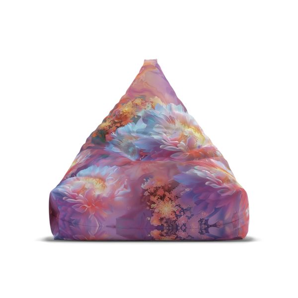 Floral Nebula 04 - Bean Bag Chair Cover - Image 2