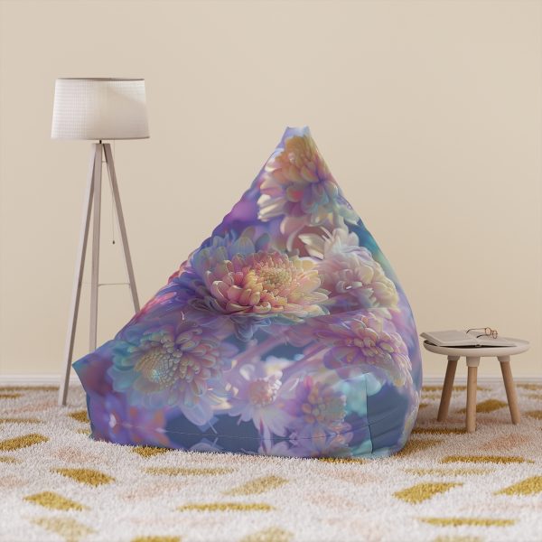 Floral Nebula 06 - Bean Bag Chair Cover - Image 6