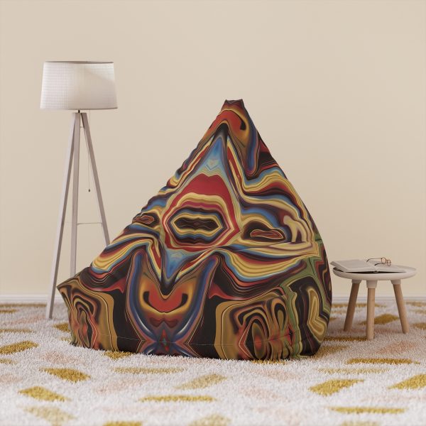 Lipnotic Kaleidoscope Background 03 - Bean Bag Chair Cover - Image 6