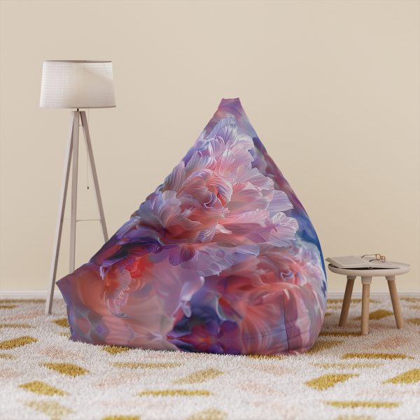 Floral Nebula 07 - Bean Bag Chair Cover - Image 6