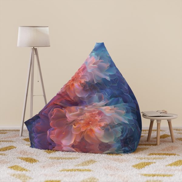 Floral Nebula 09 - Bean Bag Chair Cover - Image 6