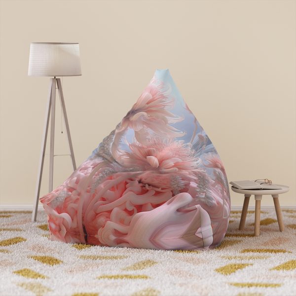 Foamy Floral Fusion 01 - Bean Bag Chair Cover - Image 6