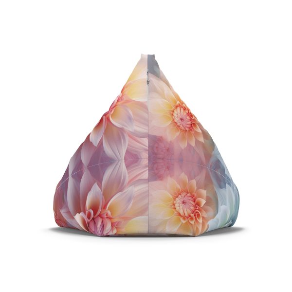 Pastel Fantasy Baroque Floral 02 - Bean Bag Chair Cover - Image 3