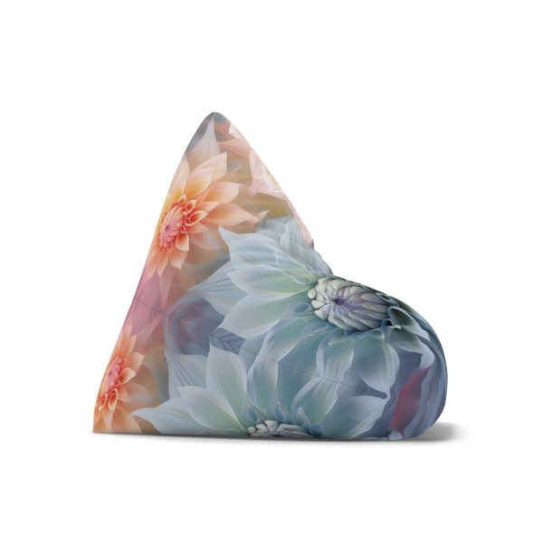 Pastel Fantasy Baroque Floral 02 - Bean Bag Chair Cover - Image 4