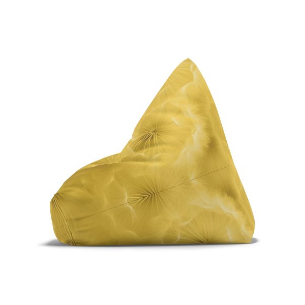 Dandelion Down Motif in Super Lemon Tone - Bean Bag Chair Cover - Image 5