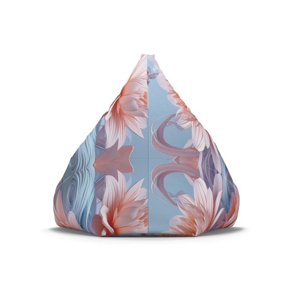 Foamy Floral Fusion 02 - Bean Bag Chair Cover - Image 3