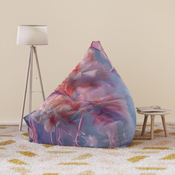 Floral Nebula 03 - Bean Bag Chair Cover - Image 6