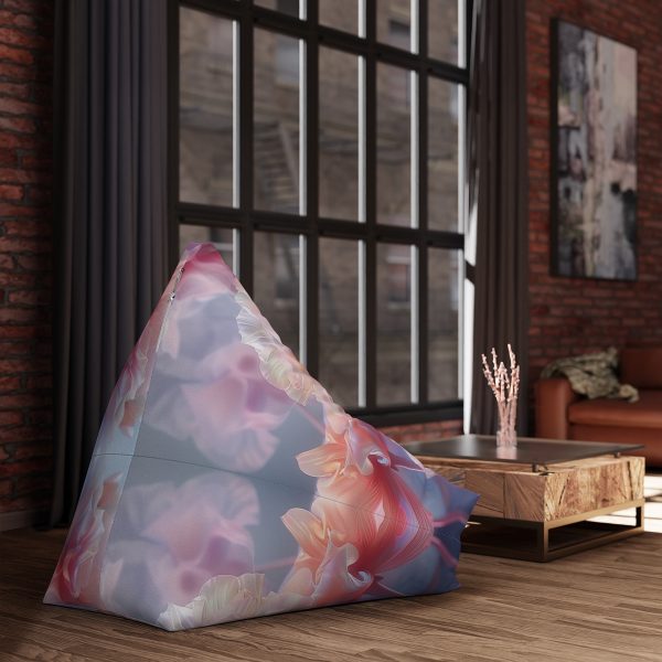 Floral Nebula 03 - Bean Bag Chair Cover - Image 7