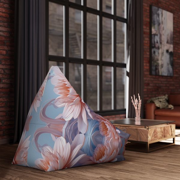 Foamy Floral Fusion 02 - Bean Bag Chair Cover - Image 7