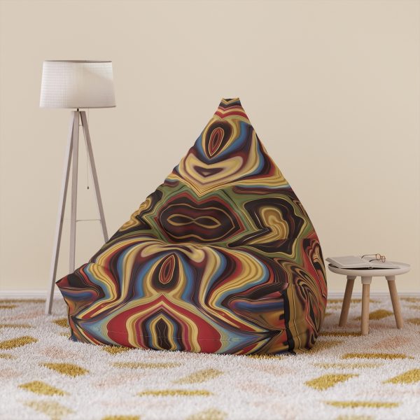 Lipnotic Kaleidoscope Background 04 - Bean Bag Chair Cover - Image 6