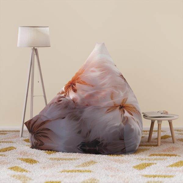 Soft Fantasy Feather Puffs - Bean Bag Chair Cover - Image 6