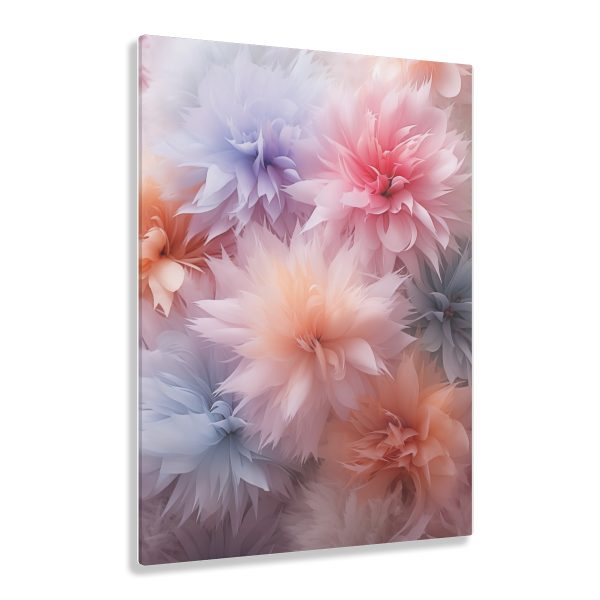 Pastel Palette Fantasy Feather Puffs - Acrylic Prints - Image 16