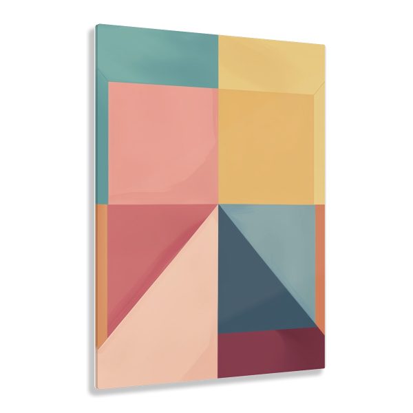 Soft Geometric Pyramid 01 - Acrylic Prints - Image 16