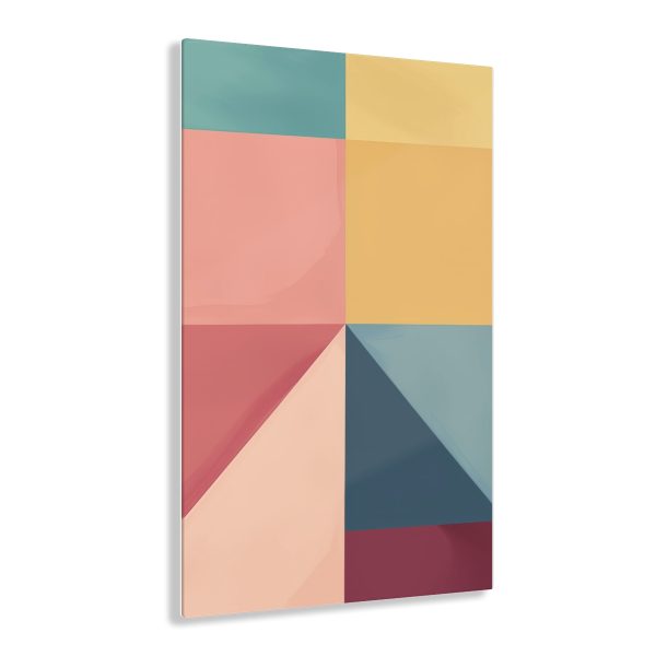 Soft Geometric Pyramid 01 - Acrylic Prints - Image 21