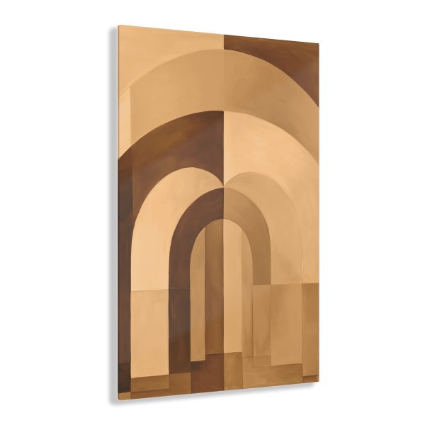 Soft Geometric Archways in Honey Yellow Tone - Acrylic Prints - Image 16