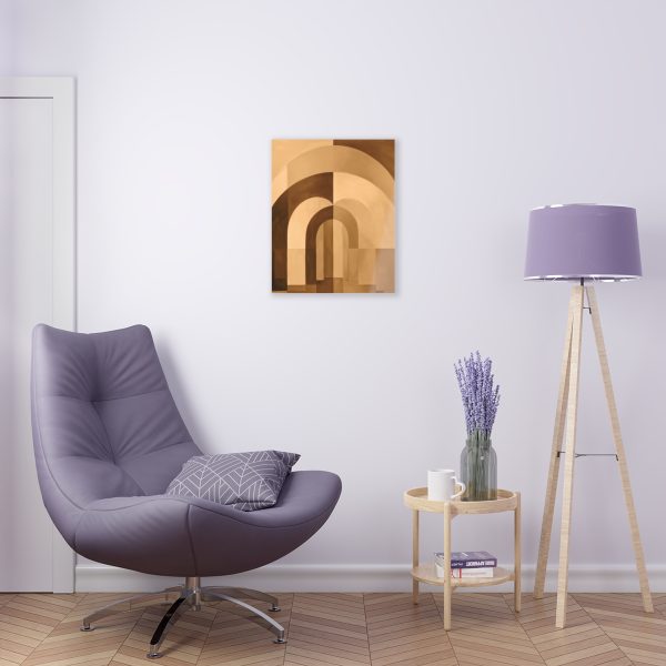 Soft Geometric Archways in Honey Yellow Tone - Acrylic Prints - Image 25