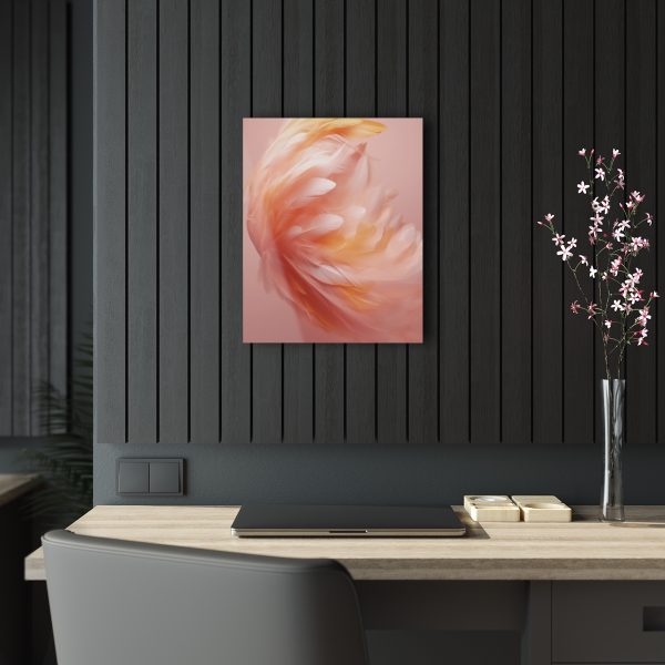 Lovely Fuzzy Feathers in Peach 02 - Acrylic Prints - Image 24