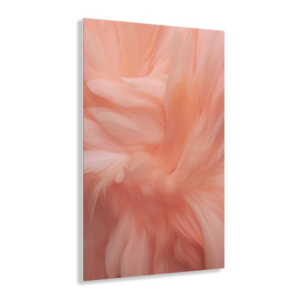 Lovely Fuzzy Feathers in Peach 01 - Acrylic Prints - Image 26