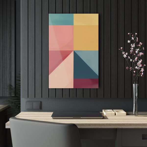 Soft Geometric Pyramid 01 - Acrylic Prints - Image 34