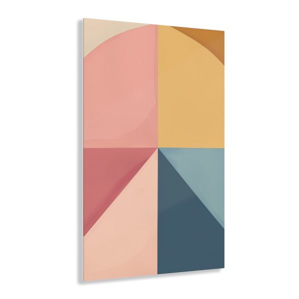 Soft Geometric Pyramid 02 - Acrylic Prints - Image 31