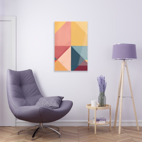 Soft Geometric Pyramid 03 - Acrylic Prints - Image 35