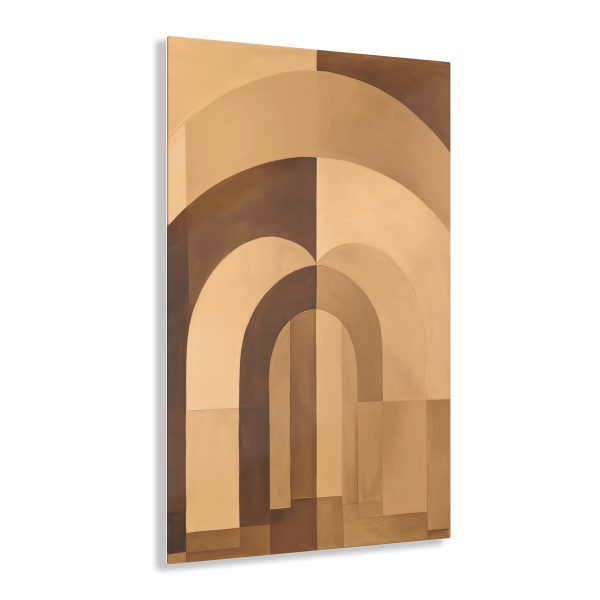 Soft Geometric Archways in Honey Yellow Tone - Acrylic Prints - Image 26