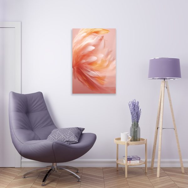 Lovely Fuzzy Feathers in Peach 02 - Acrylic Prints - Image 30