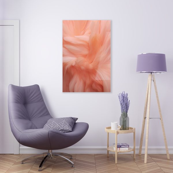 Lovely Fuzzy Feathers in Peach 01 - Acrylic Prints - Image 35