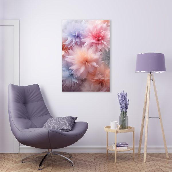 Pastel Palette Fantasy Feather Puffs - Acrylic Prints - Image 5