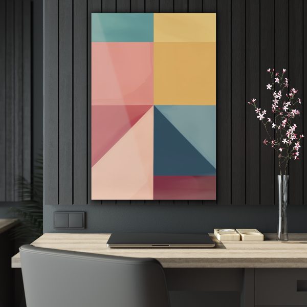 Soft Geometric Pyramid 01 - Acrylic Prints - Image 39