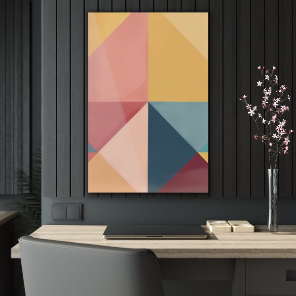 Soft Geometric Pyramid 03 - Acrylic Prints - Image 39