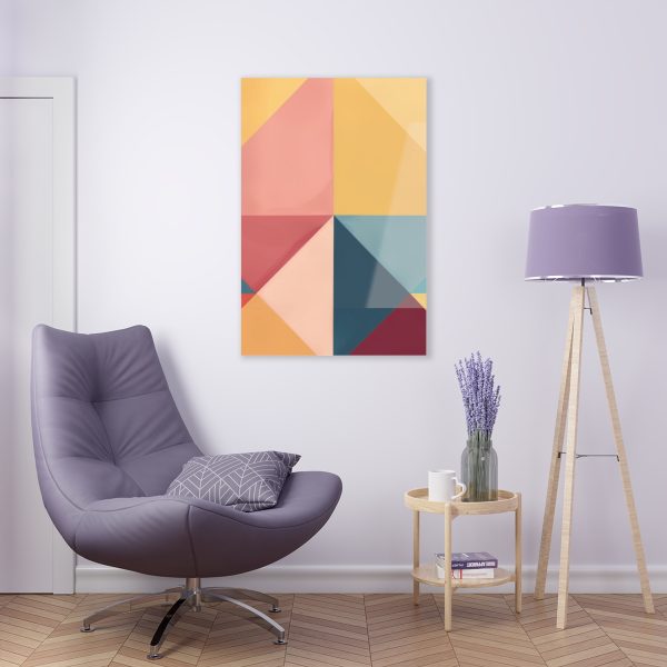 Soft Geometric Pyramid 03 - Acrylic Prints - Image 40