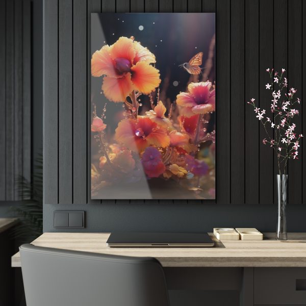 Bright Fantasy Floral 01 - Acrylic Prints - Image 4