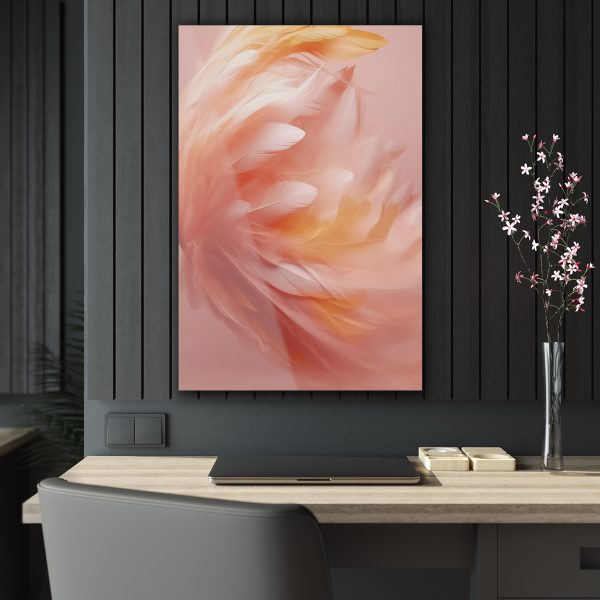 Lovely Fuzzy Feathers in Peach 02 - Acrylic Prints - Image 34