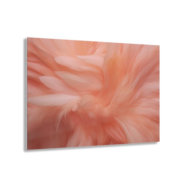 Lovely Fuzzy Feathers in Peach 01 - Acrylic Prints - Image 41