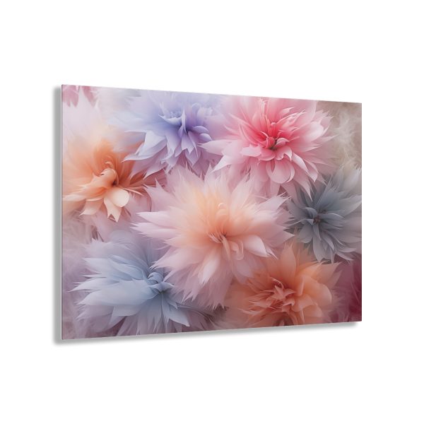 Pastel Palette Fantasy Feather Puffs - Acrylic Prints - Image 41