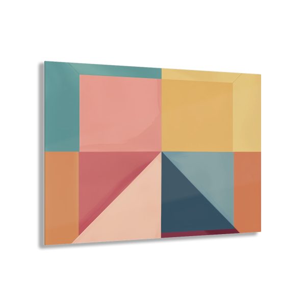 Soft Geometric Pyramid 01 - Acrylic Prints - Image 46