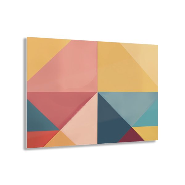 Soft Geometric Pyramid 03 - Acrylic Prints - Image 41