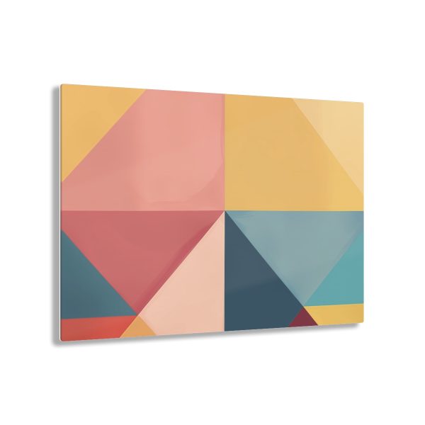 Soft Geometric Pyramid 03 - Acrylic Prints - Image 46