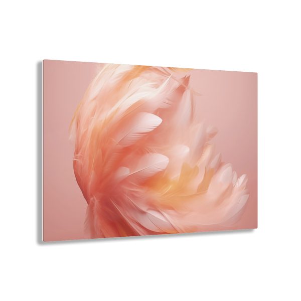 Lovely Fuzzy Feathers in Peach 02 - Acrylic Prints - Image 46