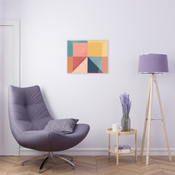 Soft Geometric Pyramid 01 - Acrylic Prints - Image 5