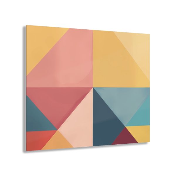 Soft Geometric Pyramid 03 - Acrylic Prints - Image 51