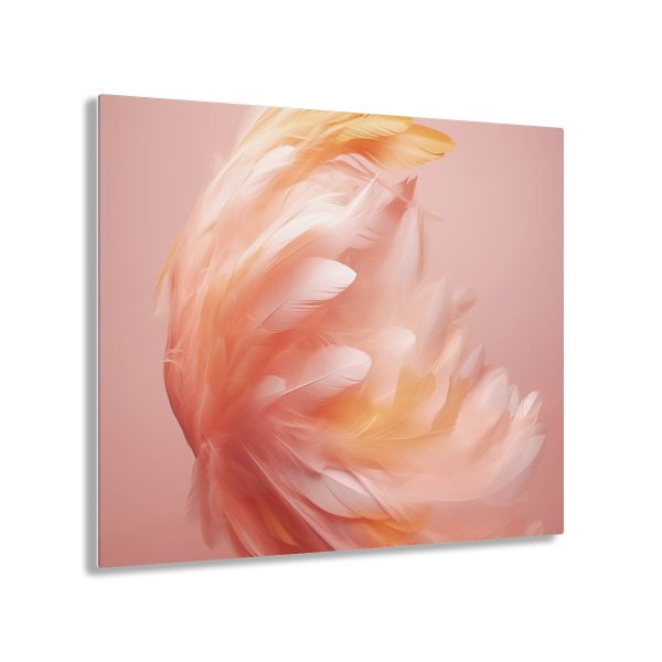 Lovely Fuzzy Feathers in Peach 02 - Acrylic Prints - Image 51