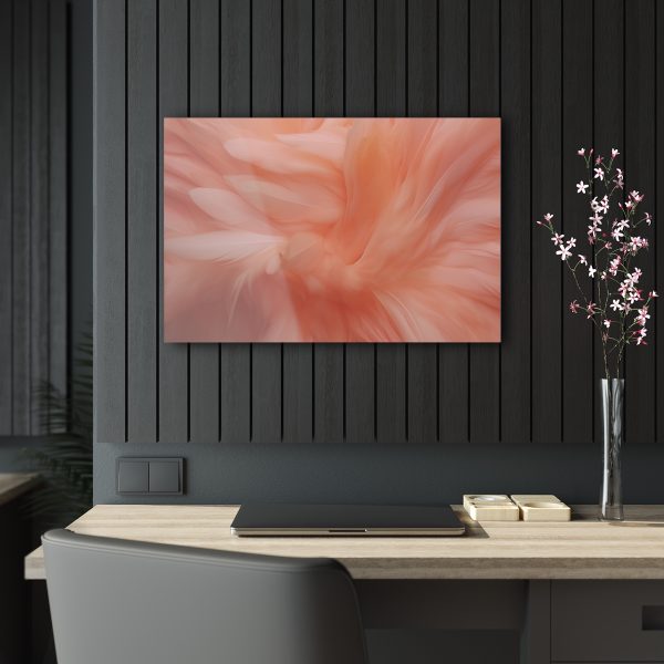 Lovely Fuzzy Feathers in Peach 01 - Acrylic Prints - Image 9