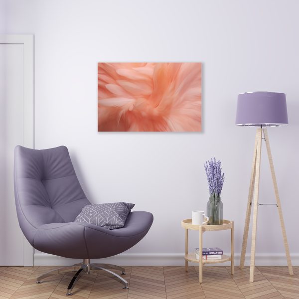 Lovely Fuzzy Feathers in Peach 01 - Acrylic Prints - Image 10