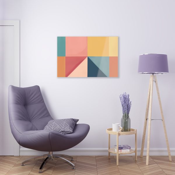 Soft Geometric Pyramid 01 - Acrylic Prints - Image 10